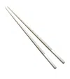 Christofle Uni Wood And Silver-plated Japanese Chopsticks