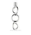 Christofle Silver-plated Vertigo 3-rings Candlestick In Silver