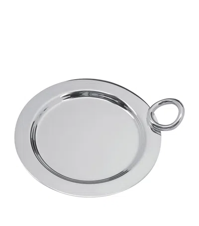 Christofle Silver-plated Vertigo Bottle Coaster