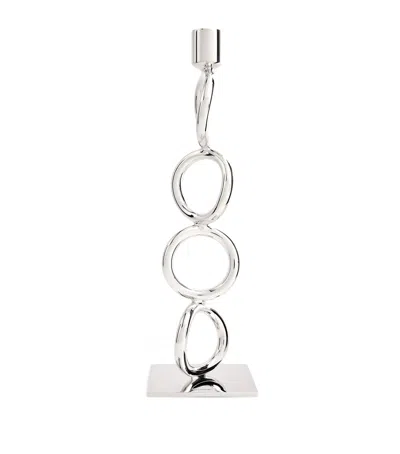 CHRISTOFLE SILVER-PLATED VERTIGO CANDLESTICK