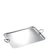 Christofle Vertigo Double-handle Silver-plated Tray 53cm X 42cm In Silver