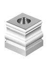 Christofle Small Perspectives Al Candle Holder