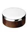 Christofle Small Silver-plated Wood Uni Box In Silver