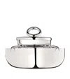 Christofle Small Vertigo Two-piece Caviar Serving Set In Silver