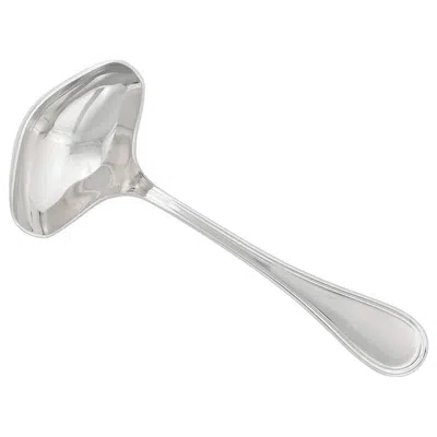 Christofle Stainless Steel Albi 2 Gravy Ladle 2407-040 In Silver-tone