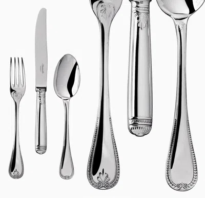 Christofle Sterling Silver Malmaison Serving Spoon 1418-006