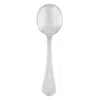 Christofle Sterling Silver Oceana Cream Soup Spoon 1471-001 In Cream / Silver