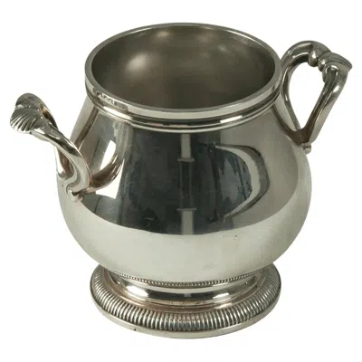 Pre-owned Christofle Sugar Pot In Silver Metal By , France, Xx Century