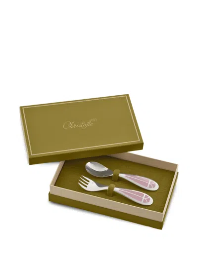 Christofle Talisman Baby Spoon And Fork Set In Silver