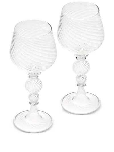 Christofle Tourbillon White Wine Glasses (set Of Two)
