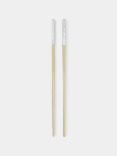 Christofle Uni Silver-plated Japanese Chopsticks  Abask Luxury Gift In Neutral