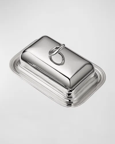 Christofle Vertigo Butter Dish With Lid
