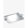 CHRISTOFLE CHRISTOFLE VERTIGO DOUBLE-HANDLE SILVER-PLATED TRAY 53CM X 42CM