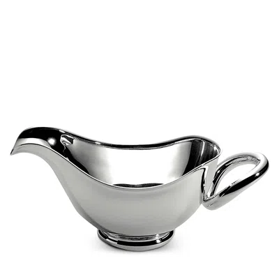 Christofle Vertigo Large Gravy Boat In Silver