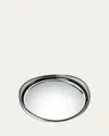 Christofle Vertigo Large Round Tray In Silver