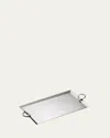 Christofle Vertigo Silver-plated Rectangular Tray In Assorted
