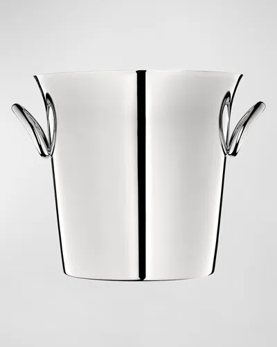 CHRISTOFLE VERTIGO SILVER-PLATED 2 BOTTLE CHAMPAGNE BUCKET