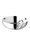 Christofle Vertigo Silver Plated Bangle Bowl In Silver