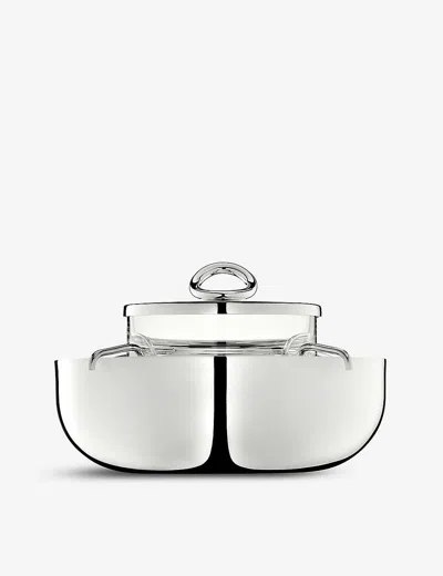 CHRISTOFLE VERTIGO SILVER-PLATED METAL CAVIAR SET,51988525