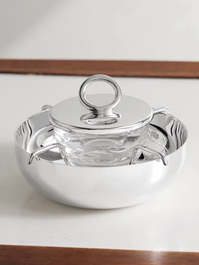 Christofle Vertigo Small Silver-plated Caviar Serving Set