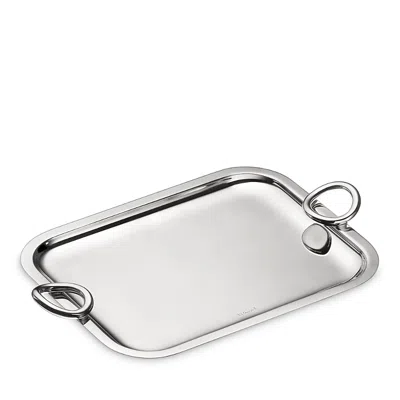 Christofle Vertigo Tray In Silver