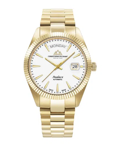Christophe Duchamp Duchamp Men's Audace 40 Watch In Gold