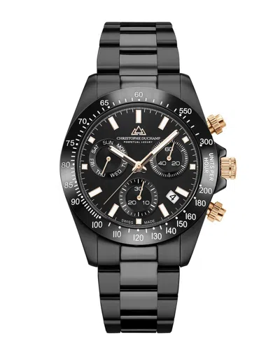 Christophe Duchamp Duchamp Men's Grand Mont Ceramic Watch In Black