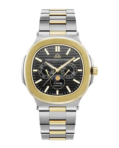 Christophe Duchamp Duchamp Men's L'envie Moonphase Watch In Multi