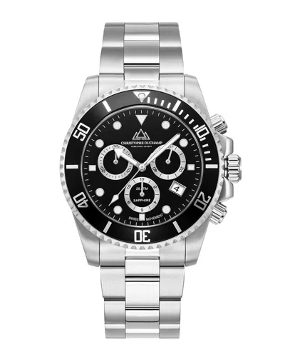 Christophe Duchamp Duchamp Men's Marine Chrono Watch In Metallic