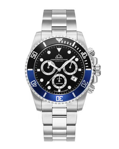 Christophe Duchamp Duchamp Men's Marine Chrono Watch In White
