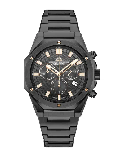 Christophe Duchamp Duchamp Men's Raidillon Chrono Watch In Black