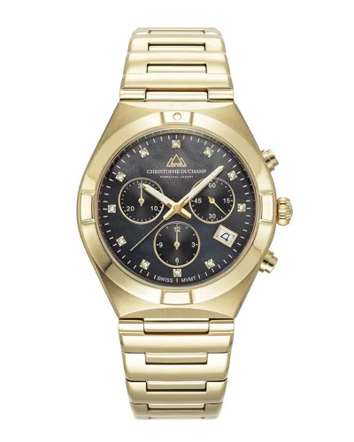 Christophe Duchamp Duchamp Women's D'orsay Diamond Watch In Gold