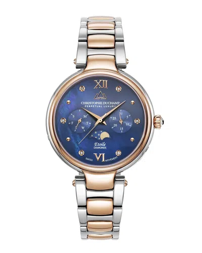 Christophe Duchamp Duchamp Women's Etoile Diamond Watch In Gold