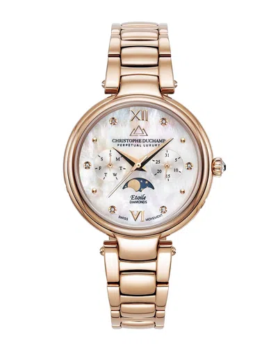 Christophe Duchamp Duchamp Women's Etoile Diamond Watch In Gold