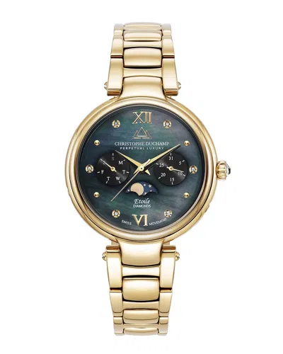 Christophe Duchamp Duchamp Women's Etoile Diamond Watch In Gold