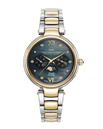 Christophe Duchamp Duchamp Women's Etoile Diamond Watch In Gold