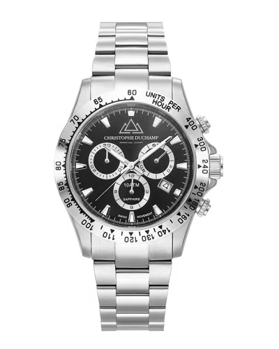 Christophe Duchamp Men's Grandmont Watch In Silver