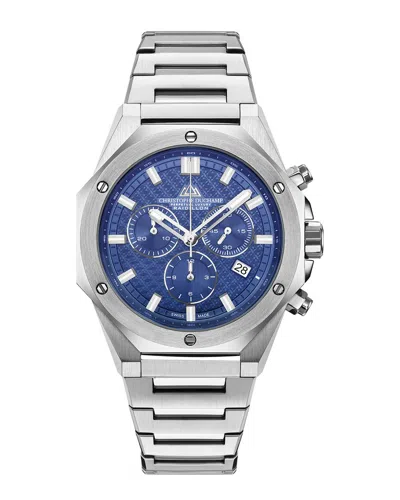 Christophe Duchamp Men's Raidillon Chrono Watch In Metallic