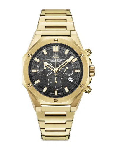 Christophe Duchamp Men's Raidillon Chrono Watch In Gold