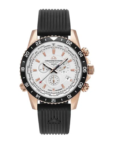 Christophe Duchamp Men's Velocite Watch In Black