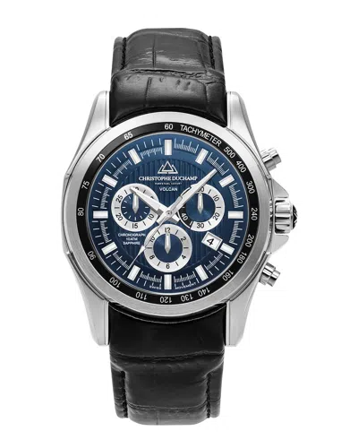 Christophe Duchamp Men's Volcan Watch In Black