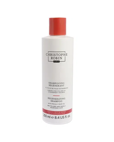 Christophe Robin 8.4oz Regenerating Shampoo With Prickly Pear Oil In Transparent