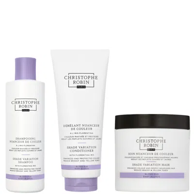 Christophe Robin Baby Blonde Routine Bundle In White