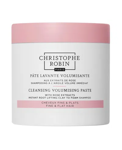 Christophe Robin Cleansing Volumizing Paste With Rose Extracts, 8.5oz In Transparent