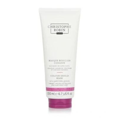 Christophe Robin Colour Shield Mask With Camu-camu Berries 6.7 oz Hair Care 5056379590685 In White