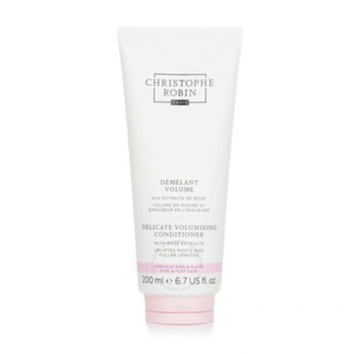 Christophe Robin Delicate Volumising Conditioner With Rose Extracts 6.7 oz Hair Care 5056379590586 In White