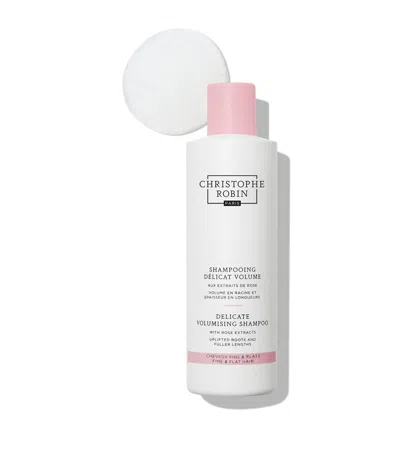 Christophe Robin Delicate Volumizing Shampoo With Rose Extracts In White