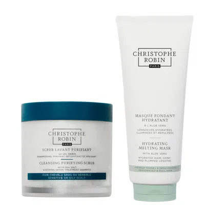 Christophe Robin Detox And Hydration Duo In Transparent