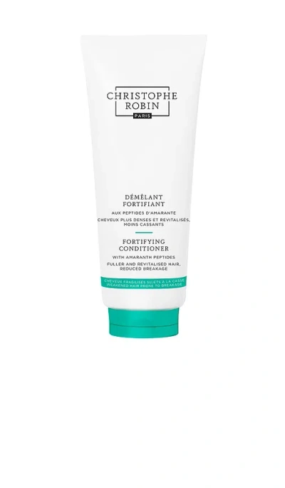 Christophe Robin Fortifying Conditioner With Amaranth Peptides In Transparent