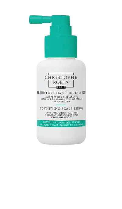Christophe Robin Fortifying Scalp Serum With Amaranth Peptides In White